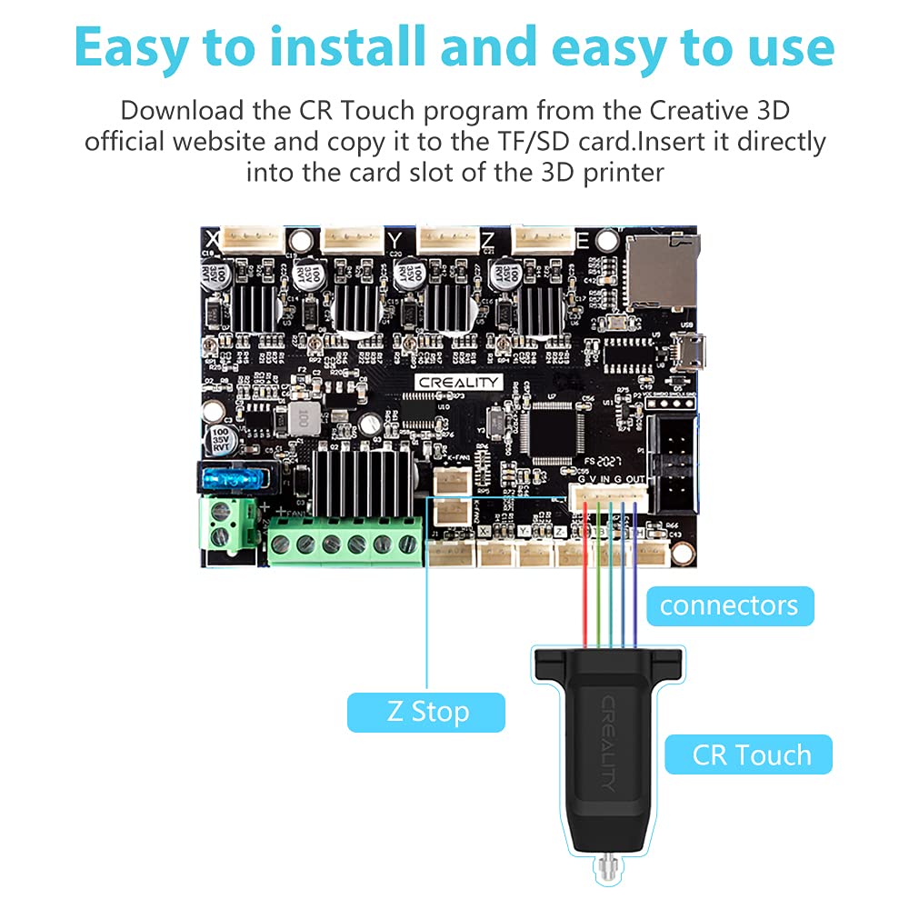 Creality 3d Printer Cr Touch Sensor 32bit Auto Leveling Kit